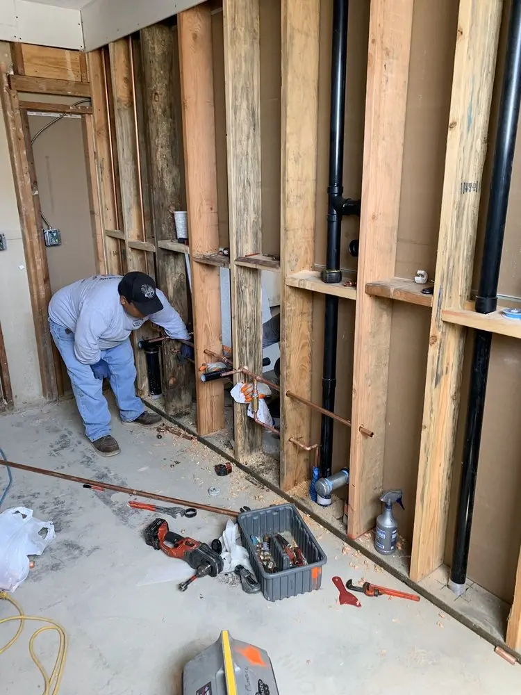 Commercial rough-in plumbing for Commercial Plumbing in Westlake Village